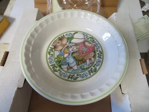 Vintage Watkins Country Kids Recipe Pie Plate Collector #6279 Summertime Friends - Picture 1 of 9