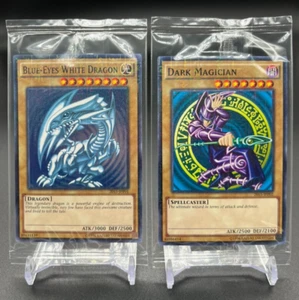 BLUE-EYES WHITE DRAGON & DARK MAGICIAN Millennium Rare YuGiOh WCS 2015 - Bild 1 von 7