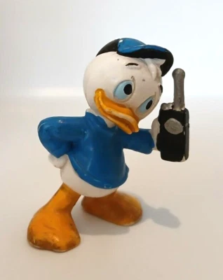 FIGURINE PVC PLASTIQUE BULLYLAND DISNEY FIFI LE NEVEU DE DONALD TALKY WALKY - Photo 1/2