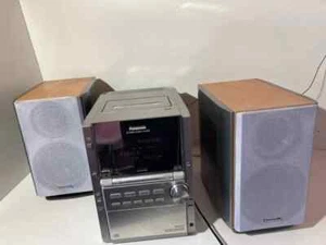 PANASONIC SA-PM28 5CD AUTO CHANGER MIDI HI-FI + SPEAKERS - SPARES OR REPAIRS - Picture 1 of 10
