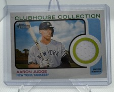 2022 Topps Heritage - Clubhouse Collection Relics Patch #CCR-AJ Aaron Judge