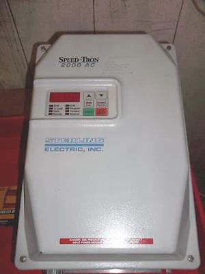 SPEED-TRON 2000 STERLING ELECTRIC VFD DRIVE DSS142201 V 0000 2 USED NO BOX (QQ6) - Image 1 of 4