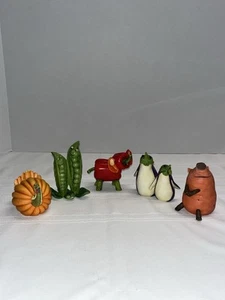 Enesco Anthropomorphic Home Grown Figurine Lot Vegetables Pig Elephant Pea + - Picture 1 of 24