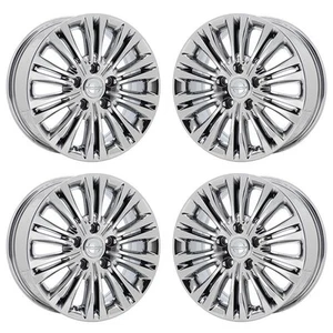 17" Chrysler Town & Country PVD Bright Chrome Wheels-C Rims Factory OEM 2402 ... - Picture 1 of 3