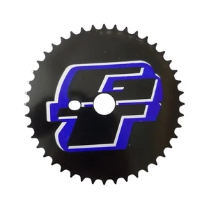 44T GT BMX KETTENSCHEIBE KURBEL - Schwarz/Blau - Bild 1 von 2