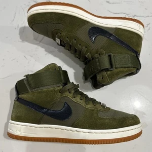 Nike Big Kinder Air Force 1 Ultra Mid "Rough Green" Größe 6Y, EUC - Bild 1 von 7