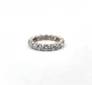 3.01 ct Harry Winston Diamond Eternity Band Size 6 Platinum - Picture 1 of 7