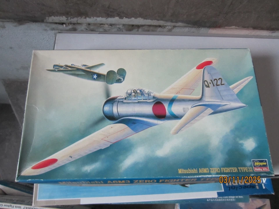 1/48 Hasegawa Mitsubishi A6M3 Zero Fighter Type 32 - Immagine 1 di 2