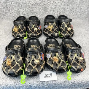Crocs NBA Herren 6 +7 Damen 8 + 9 schwarz gold All-Star Classic 210902 - Bild 1 von 9
