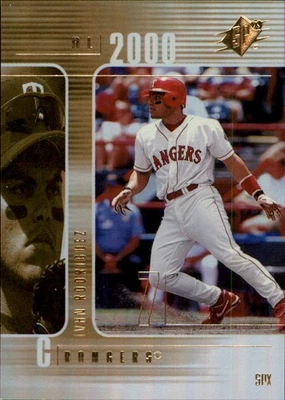 Ivan Rodriguez 2000 SPx #71 Texas Rangers FREE SHIPPING AutographDen - Image 1 of 2