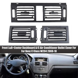 Front L&R+Center Dashboard A/C Air Conditioner Outlet Cover For Benz C ClassW204 - Picture 1 of 7
