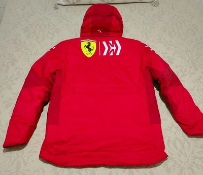 ✅️F1 Puma Ferrari DRIVER Winter Jacket Sebastian Vettel Leclerc Mission Winnow M - Imagen 1 de 4