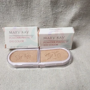Mary Kay Makeup Powder Perfect Eye Color Eyeshadow Goldenrod 2232 Lot of 2 NEW - Picture 1 of 1