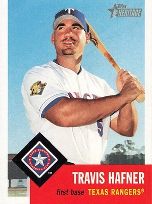TRAVIS HAFNER 2002 TOPPS HERITAGE BASEBALL #302 - Image 1 of 2