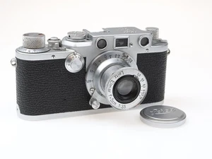 Leica  III F IIIF black dial Kamera Camera Elmar 50mm f3.5 Objektiv Leitz 98214 - Bild 1 von 6