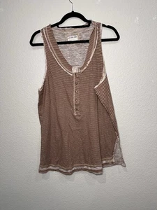 We The Free braun gestreiftes Tanktop Small - Bild 1 von 5