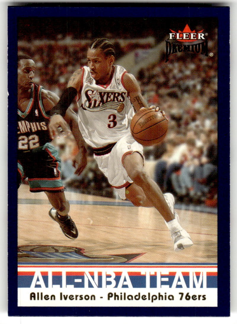 Fleer Allen Iverson Basketball 2002-03 Season Sports Trading