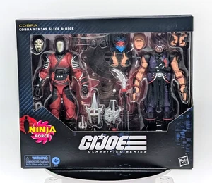 G.I. Joe Classified Series Ninja Force #160 SLICE & DICE Cobra Ninja 2 Pack 6"! - Bild 1 von 5