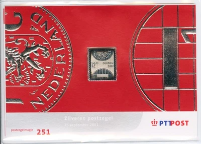 Estampillas de Países Bajos - 2001 - Sin usar - Último sello denominado florín en bolsillo Foto 1 de 2