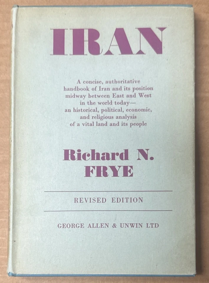 Iran, Revised Edition By Richard Frye (1960, HARDCOVER, VINTAGE) - Image 1 of 1