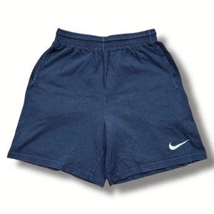 Vintage 90s Nike Athletic Shorts Youth Size Small 8 Y2K Baggy USA Made Cotton - Picture 1 of 7