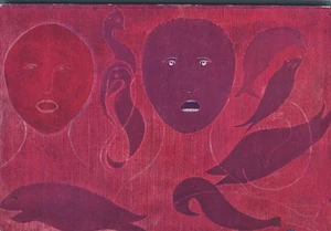 Violette Bilder 1951 Galliona Mazzon Künstler Postkarte - Bild 1 von 2