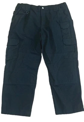 Pantalones de Carga 5.11 Tácticos de Lona de Algodón para Hombres 38x26 Dobladillo Negro 74251 38 Cortos Foto 1 de 4