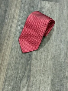 Corbata para hombre Robert Talbot John Craig nueva con etiquetas patrón geométrico de seda - Imagen 1 de 8