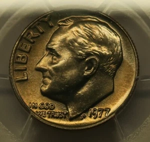 1977 Roosevelt Dime PCGS MS66 Free Shipping - Picture 1 of 4