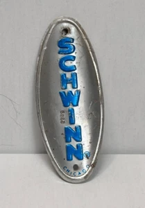 Original Schwinn Chicago Stingray Bicycle Head Badge Emblem Stripped - Picture 1 of 10