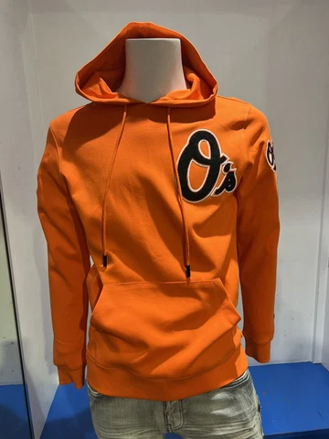 Pro Standard Orange Color Official Orioles Hoodie Cover