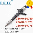 23670-30240 23670-0L070 Injector 23670-39275 for Toyota HIACE HILUX 2.5D 2KD-FTV