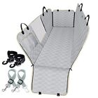  Dog Car Seat Covers for Back Seat Waterproof with Mesh Visual Standard Gray