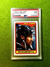 Wayne Gretzky 1990 PSA 9 CARD JERSEY #99 KINGS 1990 O-Pee-Chee WAYNE GRETZKY psa