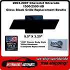 2003-2007 Silverado 2500/3500 HD Gloss Black Replacement Bowtie Emblem 96183K