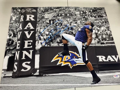 Ray Lewis Signed 16x20 Photo Baltimore Ravens SPOTLIGHT / PSA COA - Image 1 of 4