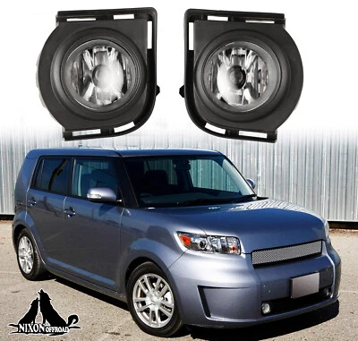 Clear Lens Fog Lights Assembly For 2008 2009 2010 Scion xB w/Wiring+Switch Kit Foto 1 de 4