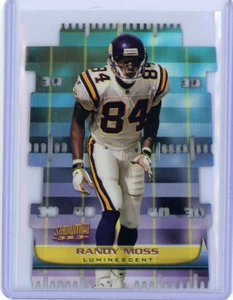 1999 Topps Stadium Club 3x3 RANDY MOSS Luminescent Die-Cut - Vikings - Bild 1 von 2