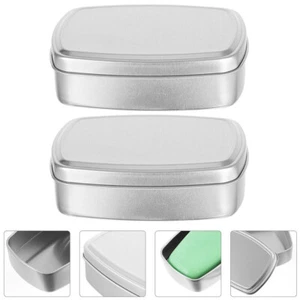 3 Stück Seifenkisten Handarbeit Seifenhalter Aluminium Aufbewahrungsboxen vielseitige Behälter - Bild 1 von 12