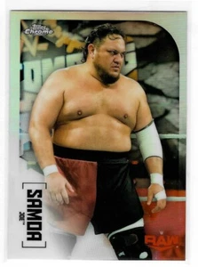 Samoa Joe 2020 Topps Chrome WWE Refractor Card #56 - Picture 1 of 1
