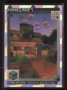 2024 Panini Minecraft - Crafting Chronicles Cubic Foil - #144 Cobblestone - Picture 1 of 2