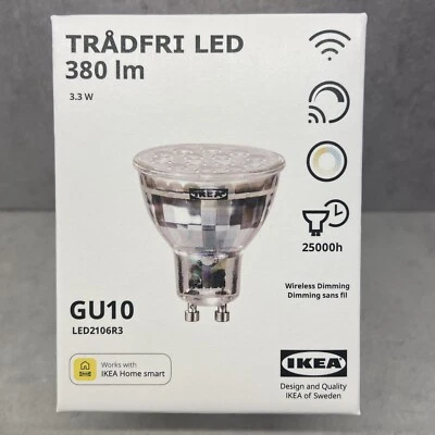 Brand New IKEA TRADFRI White Spectrum Led Bulb Gu10 380 Lumen 405.474.37 - Image 1 of 4