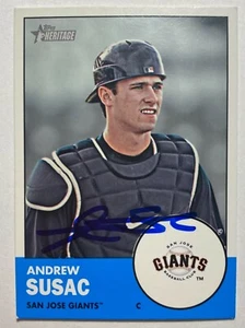 Andrew Susac Signed Bowman #176 2012 Card San Francisco Giants Auto MLB RAD - Picture 1 of 4
