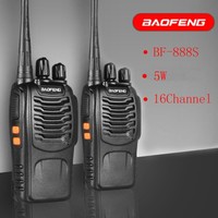 2X Baofeng BF-888S UHF Walkie Talkie 2 Two Way Radio 16CH 400-470 MHZ Long Range