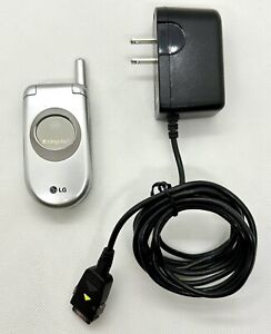 Lg C1300 - Gray and Silver ( At&T / Cingular ) Very Rare Flip Phone - Bundled