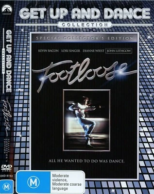 Footloose DVD (Region 4) VGC Get Up And Dance Collection Kevin Bacon NEW CASE - Image 1 of 3
