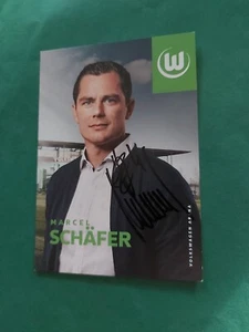 VfL Wolfsburg , M. Schäfer , Autogrammkarte, Fussball - Picture 1 of 2