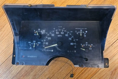 Cuadro medidor velocímetro instrumento Chevy C1500 1992-1993 sin velocímetro Foto 1 de 4