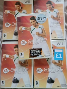 5 x Nintendo Wii EA Sports Active Fitness Trainer Spiele Schnäppchen Konvolut - Bild 1 von 1