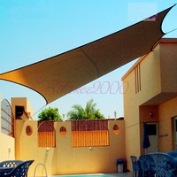 90% Wheat Beige Tan Color Shade Cloth Taped Stabilized Edge with Grommets UV